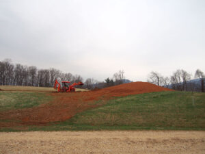 Timberbuilt Construction Virginia preparing the building site